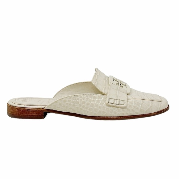 Tory Burch Georgia Loafer Mule Soft Croc Emboss - Picture 7 of 14